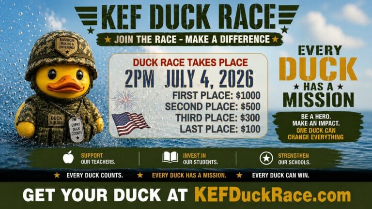 kef duck race video landing