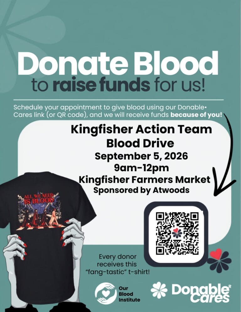 Kingfisher Action Team Blood Drive